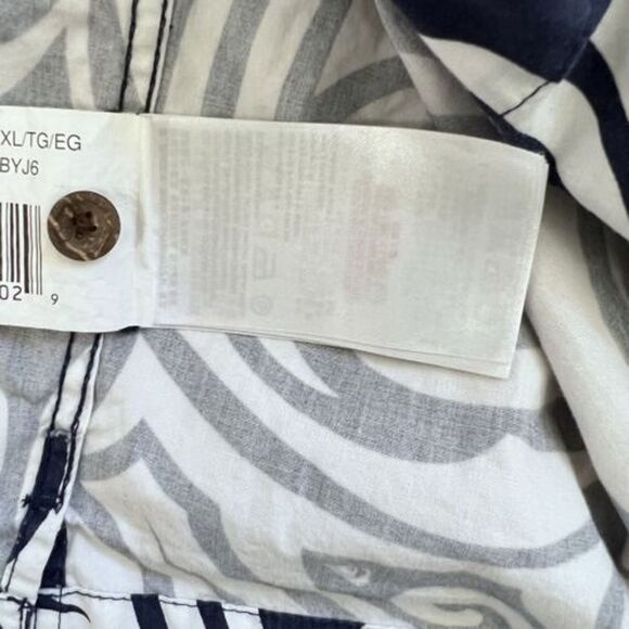 Quiksilver Men's Size XL Wave Spiral Aloha Short Sleeve Shirt Top Whimsical - Picture 9 of 15